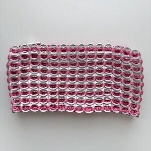 Escama Studio Clutch Bag Pop Tab Chica Rosa